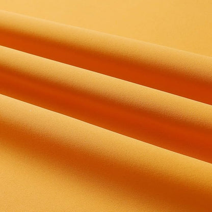 Dualife Marigold Blackout Curtain Panels/Drapes for Living Room 84 inch Length Solid Energy Efficient Room Darkening Bedroom Curtains Thermal Insulated Grommet Top 52x84 inch Orange Yellow