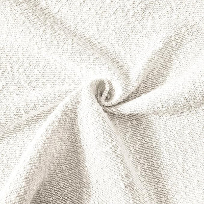 Boucle Decorative Throw Pillow Covers for Couch Set of 2, 20x20 inches, White
