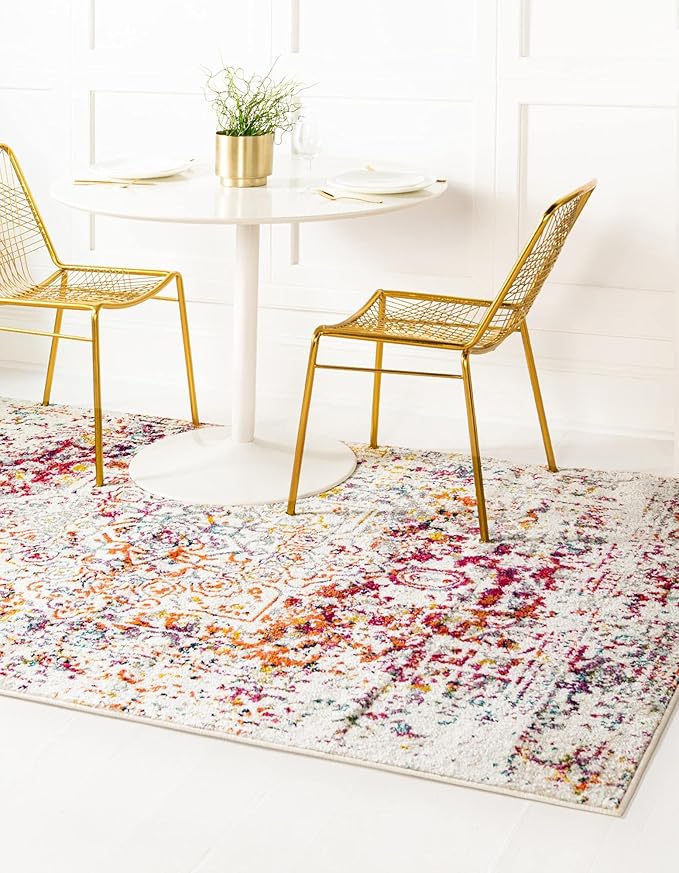 Rugs.com Arlington Collection Rug – 10' x 14' Multi Medium-Pile Rug Perfect for Living Rooms, Large Dining Rooms, Open Floorplans