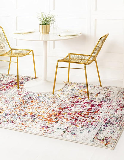 Rugs.com Arlington Collection Rug – 10' x 14' Multi Medium-Pile Rug Perfect for Living Rooms, Large Dining Rooms, Open Floorplans