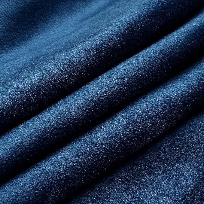 NiNi ALL Decorative Throw Pillow Covers Velvet 24x24 Inch Pack of 2 Blue Cushion Covers Soft for Couch Sofa Bedroom Living Room Outdoor