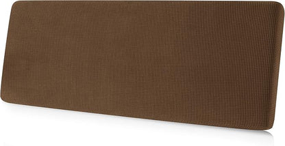 CHUN YI Medium Couch Cushion Cover Stretch for Loveseat, Sofa Seat Slipcovers for Pets, Suitable for Armchair Loveseat Sofa with Spandex Jacquard Washable Fabric(Medium,Coffee)