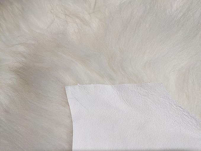 Home Collezione by Salvani Genuine Icelandic Sheepskin Rug Throw (Shade of White)
