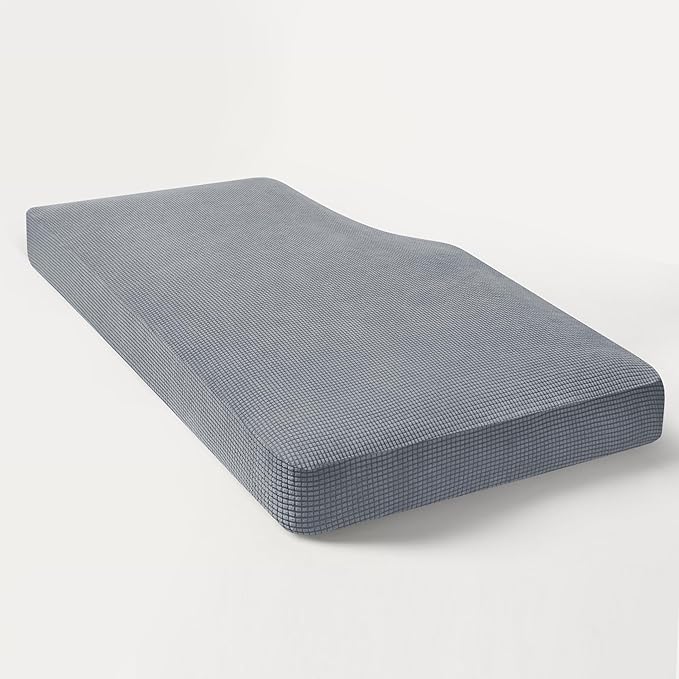 Hokway Stretch Chaise Cover Individual Couch Cushion Slipcovers Reversible Cushion Protector Slipcovers Sofa Cushion Protector Covers (Chaise Cover, Lightgrey)