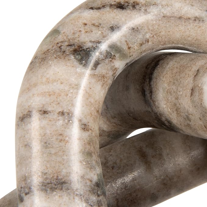 Bloomingville Marble Chain Link, Beige