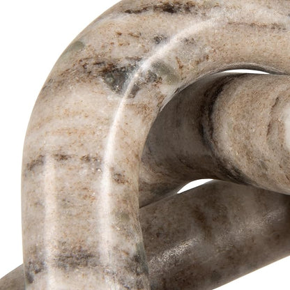Bloomingville Marble Chain Link, Beige