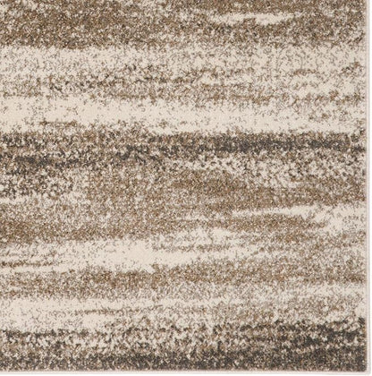 LUXE WEAVERS Lagos Collection 7501 Beige 4x5 Abstract Area Rug