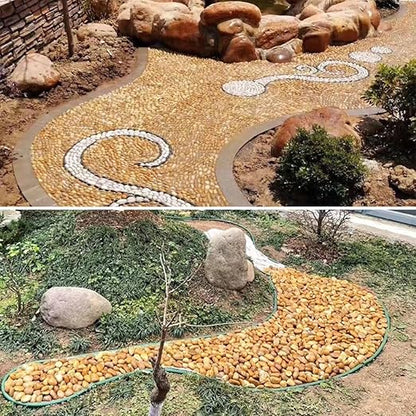 10lbs Yellow River Rocks, 2-3 Inch Natural Pebbles for Indoor Plants, High Polished Decorative Stones Vase Filler Fish Tank Aquariums Landscaping Garden