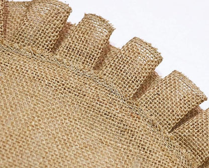 Handmade Round Table Placemats - Vintage Mats for Parties, Dining Table, Coasters - Decorative Placemats - 100% Jute Natural Fibers - Pack of 4-14’’ Diameter - Natural Jute – The Home Talk Store