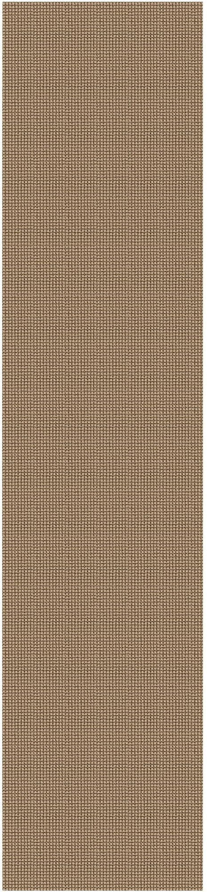 IOHOUZE Washable Runner Rug 3x12 Non Slip Rubber Backed Extra Long Hallway Runner Entryway Runner Indoor, Kitchen Rugs Woven Cotton Floor Carpet for Hall Entrance Stair, Orange/Tan/Brown