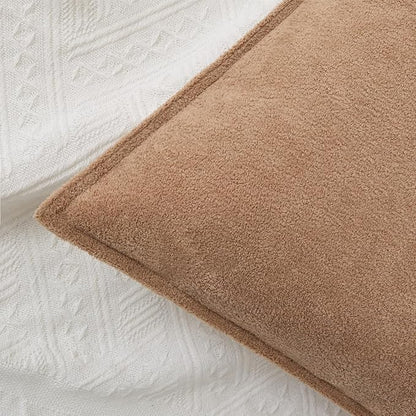 Kevin Textile 14x22 Inch Lumbar Pillow Cover 1 Pack Soft Boucle Textured Decorative Waterproof Rectangle Cushion Elegant Accent Pillow for Couch Sofa Chair Bed Home Decor Indoor Outdoor Camel