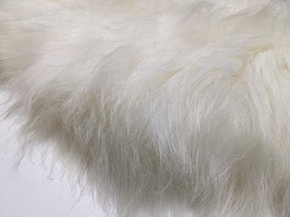 Home Collezione by Salvani Genuine Icelandic Sheepskin Rug Throw (Shade of White)