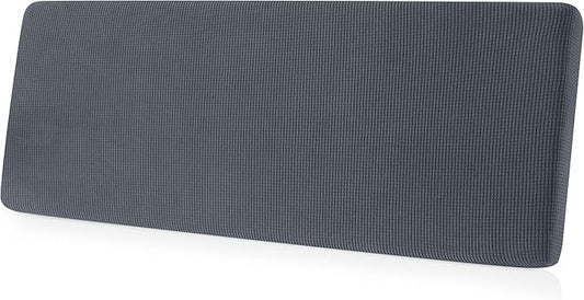 CHUN YI Large Couch Cushion Cover for 3 Sette Stretch Individual Replacement Sofa Seat Slipcover with Elastic Spandex Jacquard Fabric(Large,Grey)