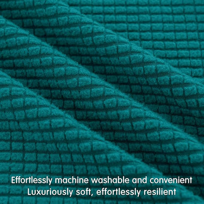 Hokway Couch Cushion Covers Stretch Cushion Covers Sofa Seat Cushion Slipcover Cushion Protector(Teal, Large)