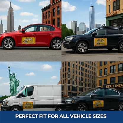 Pack of 2 Custom Car Magnets by DC– Personalized Magnetic Car Signs | Car Door Magnets for Lawn & Garden, Car Magnet Sheets & Customizable Truck Magnet | Multiple Sizes | Made in USA