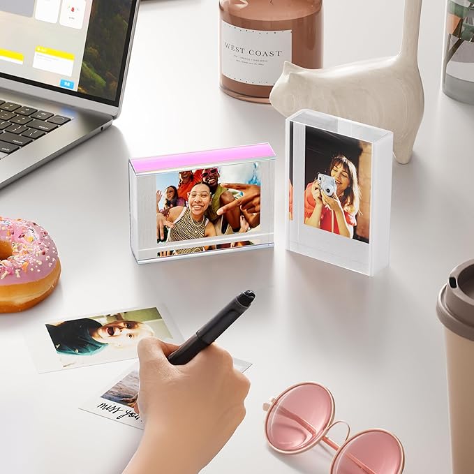 WINKINE Polaroid Frame for Photos, Instax Film Frame for Fujifilm Instax Mini Polaroid Film, Small Picture Frames 2x3, Baby Photo Frames for Tabletops, Mini Picutre Holder