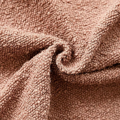 Foindtower Decorative Textured Boucle Throw Pillow Covers Accent Solid Lumbar Pillow Cases Soft Cozy Couch Cushion Case for Chair Sofa Bedroom Living Room Home Decor 12x20 Inch,1PC,Dusty Orange Hazel