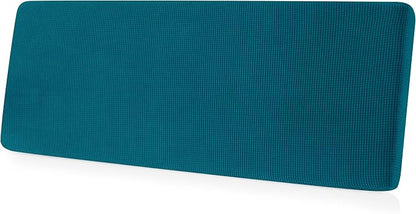CHUN YI Stretch Loveseat Couch Cushion Cover Suitable for 2 Settee, Sofa Seat Slipcover with Spandex Jacquard Fabric(Medium,Teal)