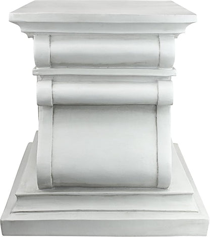 Design Toscano NG314100 Statuary Garden Base Riser, Large, Classic Plinth