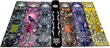 Incense Sticks Variety Pack #9-60 Insence-Sticks (6 Incents x 10 Insense) + Incense Stick Holder Bundle with 6 Witch Whisper Themed Scents