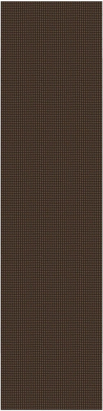 IOHOUZE Washable Runner Rug 2x8 Non Slip Rubber Backed Hallway Runner Entryway Runner Indoor, Kitchen Rugs Woven Cotton Floor Carpet for Kitchen Hall Entrance Bedroom, Brown