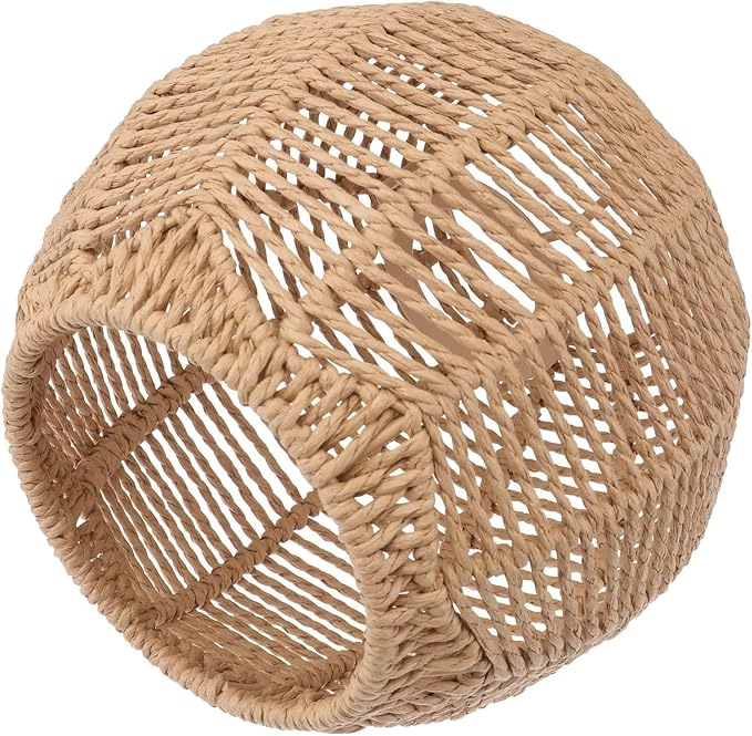 Lampshade for Cover Table Lamp Rattan Lamp Pendant Light Vintage Hanging Lighter Cafe Restaurant Home Decor Retro Lampshade