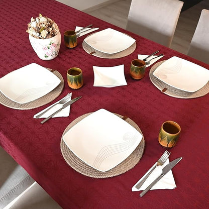 Round Placemats Set of 6, Handmade by Braided Natural Jute for Kitchen and Dining Table, Dia. 12.6 Inch, Heat Resistant, Doublesided, Light Brown