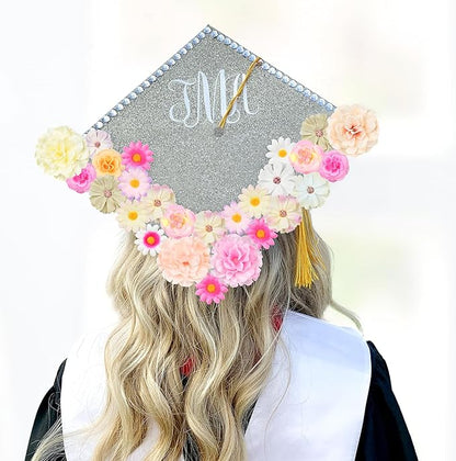 210 Pcs Mini Silk Flower Heads Small Fake Rose Daisy Faux Flowers Bulk for Crafts Artificial Loose Fabric Flowers Heads Sunflower Bulk for Wedding Hair Cap Dresses Decorations (Light Colors Mixed)