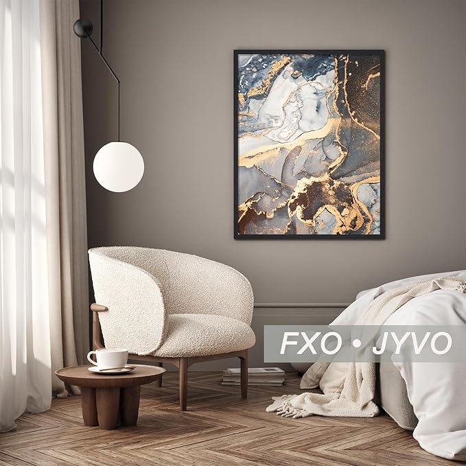 Engineered Wood 9.5x13 Picture Frame Set of 2, Black Frame for 9.5 x 13 Inch Picture Poster Photo, Light Weight 9.5 by 13 Frame with Wood-grain for Wall - 2 Pack/Black/9.5"x13"