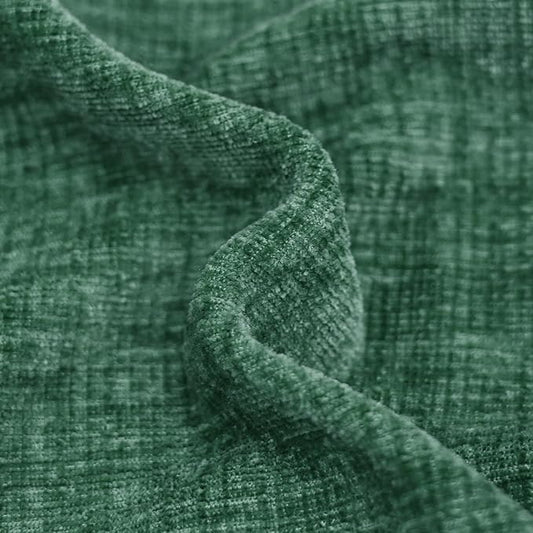 CaliTime Christmas Throw Pillow Covers Decorative 18 X 18 Inches Pack of 4 Cozy Chenille Cushion Cases for Couch Sofa Bed Living Room Home Dark Green