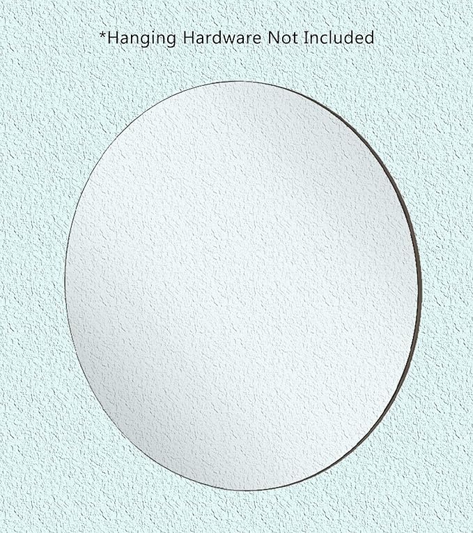 Marketing Holders Acrylic Mirror Round 11 Inch Circle Laser Cut Travel Makeup Home Decor Lucite Reflective Pieces for Arts and Crafts and DIY Projects