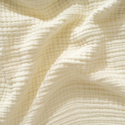 Muslin Blanket - Pure 100% Turkish Cotton Airy Soft Light Versatile Gauze Throw Blanket for Bed, Couch, Sofa (Natural, Twin XL Size (71" x 95" inch))