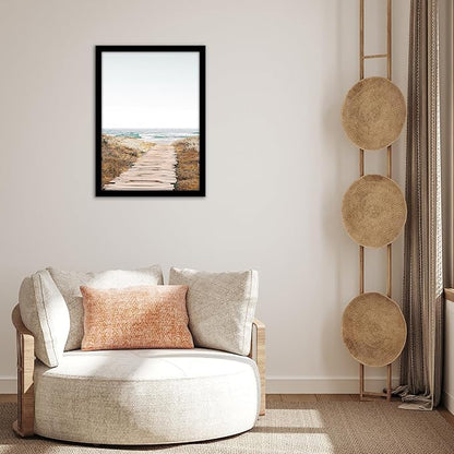 Americanflat 17x24 Picture Frame with Polished Plexiglass - Black Picture Frame - Wide Photo Frames Made of Engineered Wood for Vertical or Horizontal Wall Display - Epic Collection - Black
