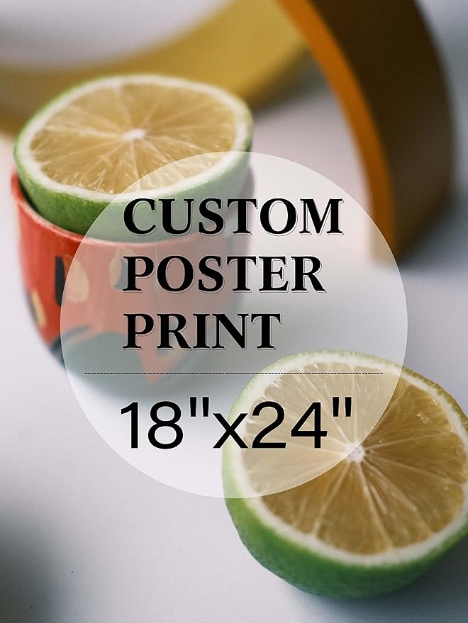 jenesaisquoi Custom Canvas Art Print 18" x 24", Upload Your Photo Image Custom Personalized Photo to Poster Printing Home Decor Wall Art Prints (Unframed)