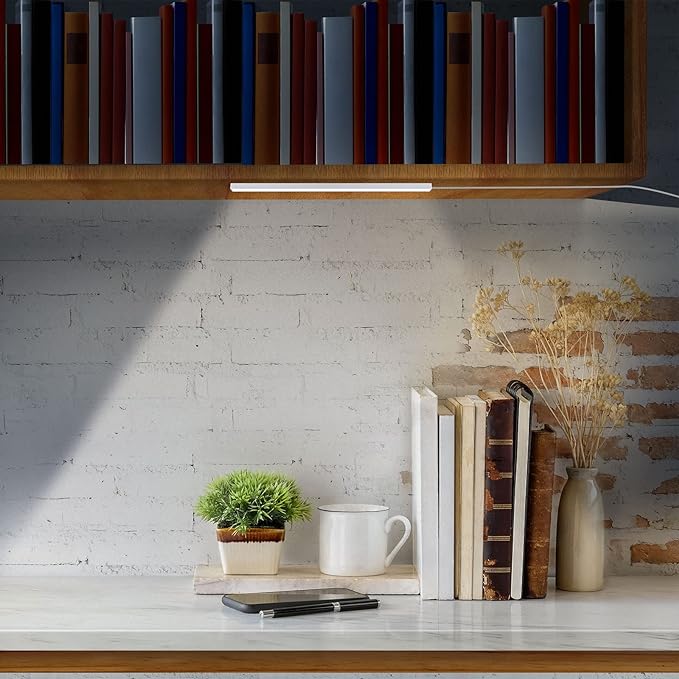 Kitchen Lights Closet Lights LED Light Bar Under Counter Light Fixtures with USB Powered LED Light Bar for Room Under Counter Lighting Work Tables Student Dormitory