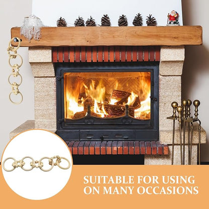 Wood Chain Link Decor: Wood Chain Home Decor - Decorative Wooden Link Accent for Living Room - Minimalist Farmhouse Ornament