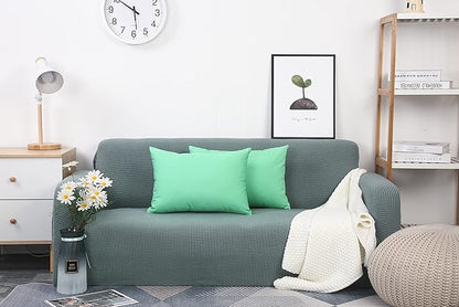 TangDepot Handmade Decorative Solid 100% Cotton Canvas Throw Pillow Covers/Cushion Covers, 45 Colors Available - (12" x 18" , Mint Green, 1 Count (Pack of 1))