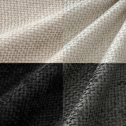 MIULEE Pack of 4 Couch Halloween Throw Pillow Covers 18x18 Inch Neutral Cream/Grey Soft Decorative Chenille Pillow Covers Farmhouse Accent Cushion Covers for Boho Home Decor Sofa Bedroom Living Room