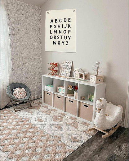Canvas Banner Hanging Flag Banner for Nursery and Playroom Wall Décor for Kids Trendy Room Décor for Boys and Girls (Alphabet)
