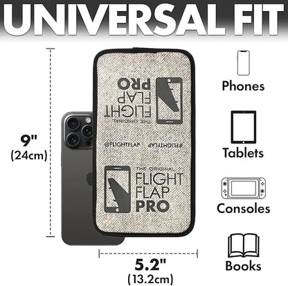Airplane Phone Holder, Flexible Cell Phone Holder, Folding Cellphone Stand for Desk, Bed, Office, Treadmill - Airplane Gadgets for Long Travel Accessories - Plane Essentials (Pro)