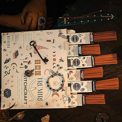 Witchcraft Incense Sticks - Total 120 Insence-Sticks (20 Insense x 6 Inscents) - for Wiccan Witches Brew Wicca Witch Voodoo Spell Pagan Black Magic Protection Against Jealousy + Burner Holder