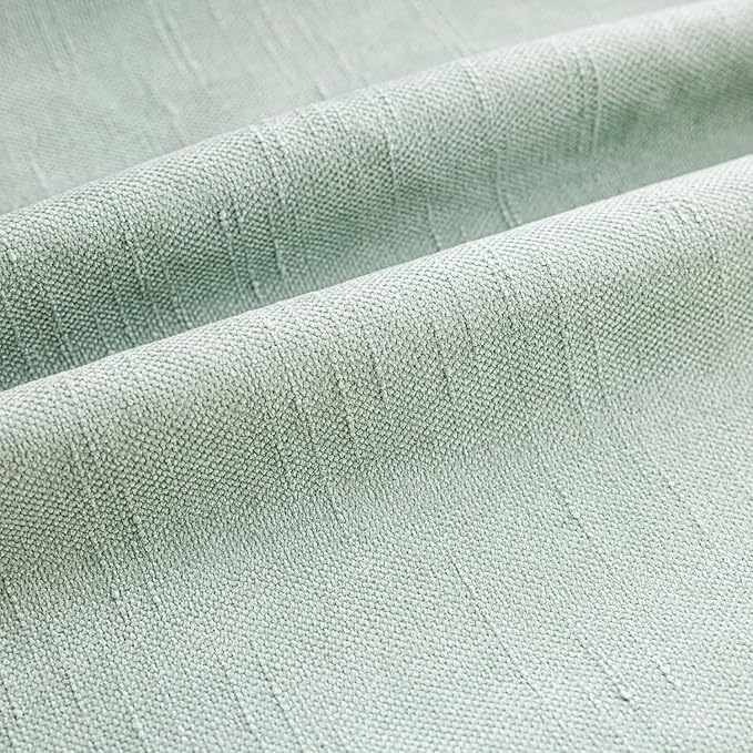 Foindtower Set of 2 Soft Textured Chenille Throw Decorative Pillow Covers Square Accent Solid Cushion Cover Cozy Neutral Farmhouse Pillow Case for Couch Sofa Bedroom Living Room 16x16 Inch, Sage Green