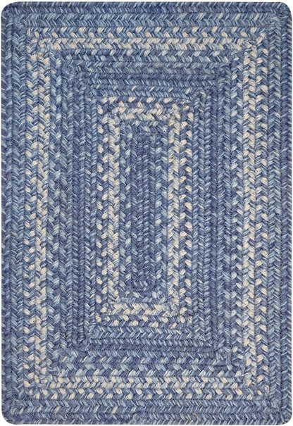 Homespice Denim Dining Placemats, Country Coastal Decor, Set of 6, Blue - 13x19 Rectangle Table Mats - Vibrant Colors, Durable, Easy to Clean and Protects Furniture