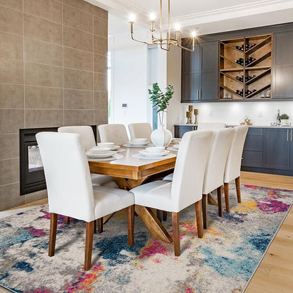 Rugshop Sky Collection Modern Abstract Area Rug 12' x 15' Multi
