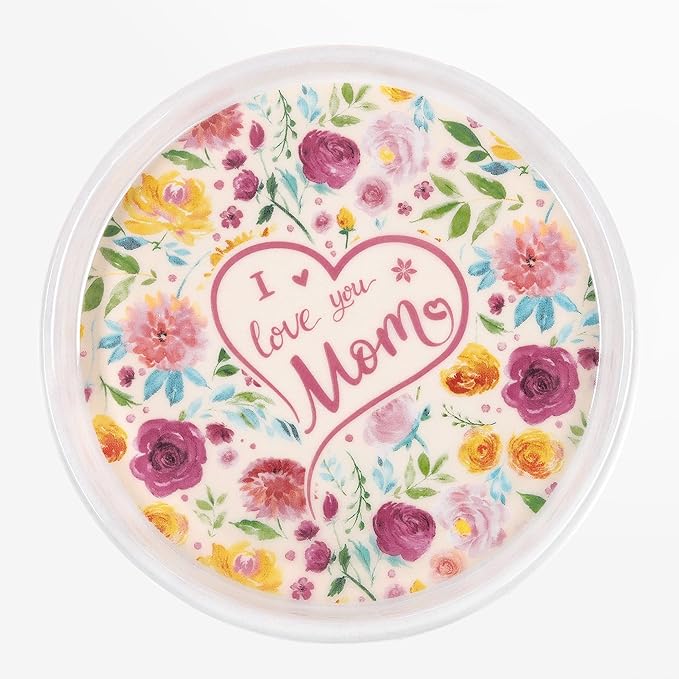 Potiera Ceramic Jewelry Tray, Decorative Ring Holder, Trinket Dish for Earrings Necklaces Watch Keys, Mother of the Bride Wedding Gifts, Mother's Day Birthday Christmas Gifts for Mom from Daughter