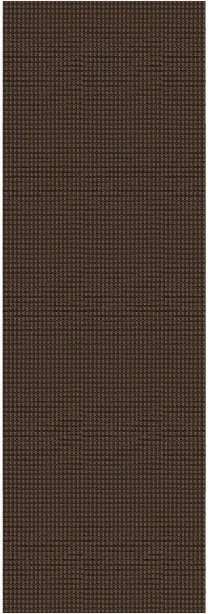 IOHOUZE Washable Runner Rug 2x6 Non Slip Runners for Hallways Entryway Runner Indoor, Kitchen Rugs Woven Cotton Floor Carpet for Kitchen Hall Entrance Bedroom, Brown