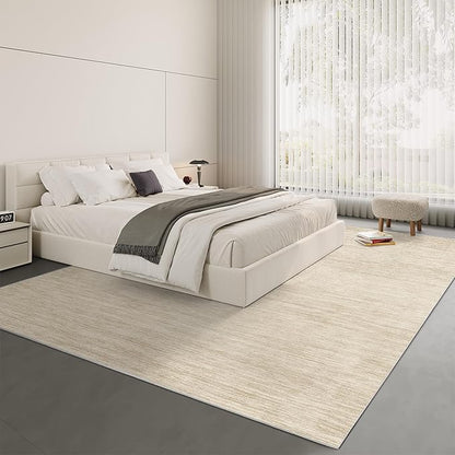 Valenrug Washable Rugs 6x9 - Non Slip 6x9 Area Rugs for Living Room, Stain Resistant Area Rugs for Bedroom, Foldable Machine Washable Area Rug(6'x9', Beige)