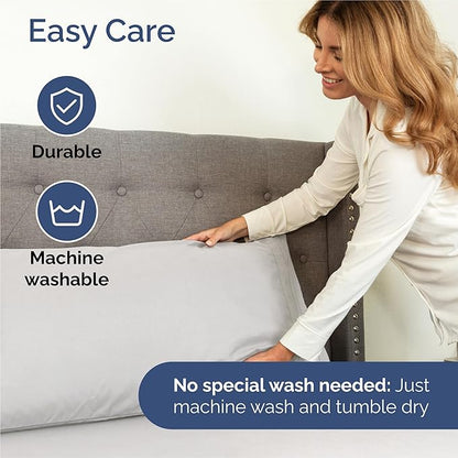 Split King Size 5 Piece Sheet Set - Comfy Breathable & Cooling Bed Sheets Set - Hotel Luxury Bedding for Women, Men, Kids, Teens, Boys & Girls - Deep Pockets and Wrinkle Free - Oeko-Tex - French Grey