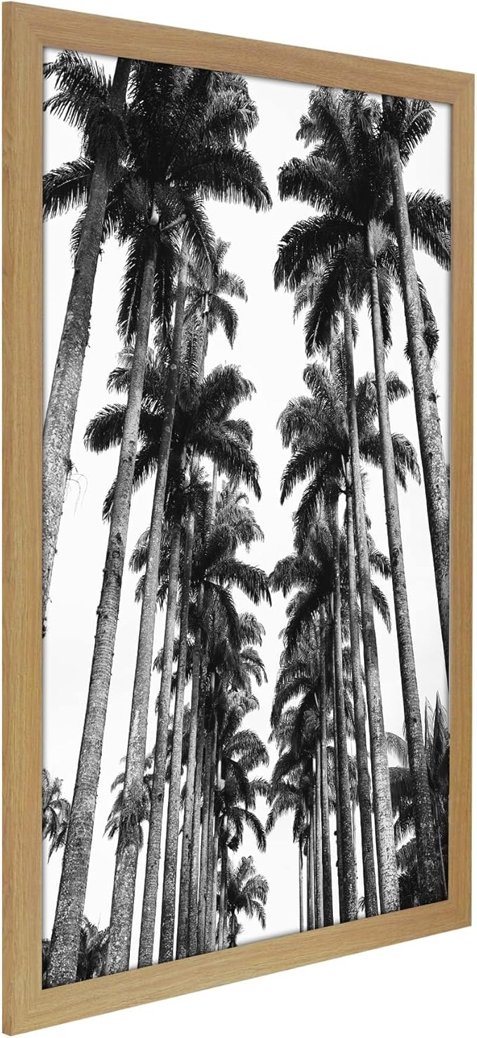 Americanflat 22x28 Poster Frame with Polished Plexiglass - Wide Picture Frames Made of Engineered Wood for Vertical or Horizontal Wall Display - Epic Collection - Pine
