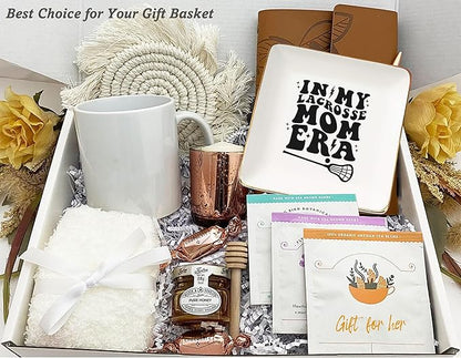 NZY Lacrosse Coach Gifts,in My Lacrosse Mom Era,Game Day Present for Mother,Sport Mom Presents,Mother's Day Birthday Christmas Gifts-Ceramic Jewelry Tray Trinket Holder Ring Dish
